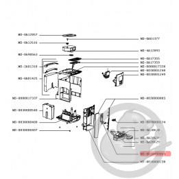 Buse café machine expresso Krups MS-8030000864