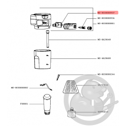 Corps machine expresso Krups MS-8030000937