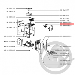 Carte électronique machine expresso Krups MS-8030001248