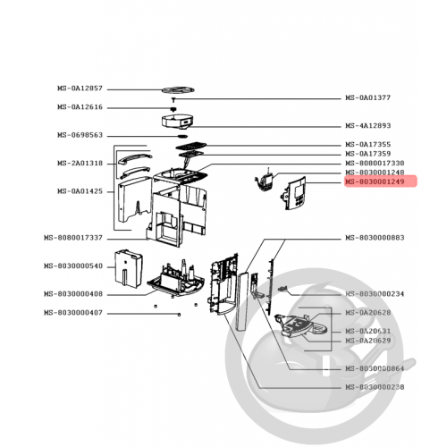 Cadran machine expresso Krups MS-8030001249