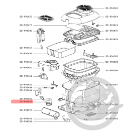 Thermostat + ressort friteuse super uno Moulinex SS-993466