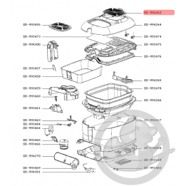 Couvercle filtre friteuse super uno Moulinex SS-994263