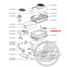 Cuve + résistance friteuse super uno Moulinex SS-993478