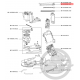 Faisceau fil * 2.L280 mm robot companion Moulinex MS-8030001437