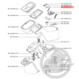 Faisceau fil*8 robot companion Moulinex MS-8030001425