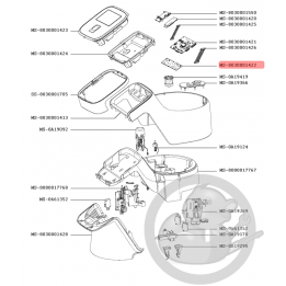 Carte électronique commande robot companion Moulinex MS-8030001422