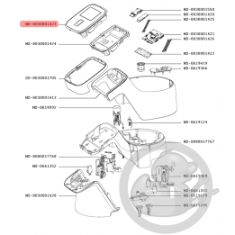 Cadran + écran robot companion Moulinex MS-8030001423