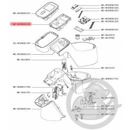 Carter carte électronique robot companion Moulinex MS-8030001424