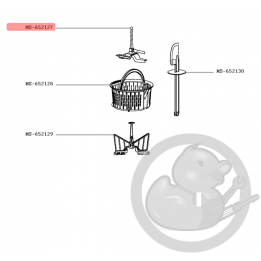 Pale noire robot clickchef Moulinex MS-652127